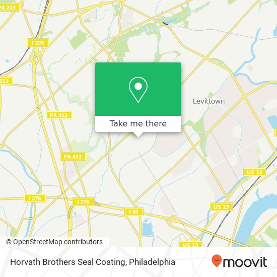 Horvath Brothers Seal Coating map