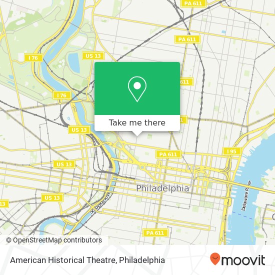 Mapa de American Historical Theatre