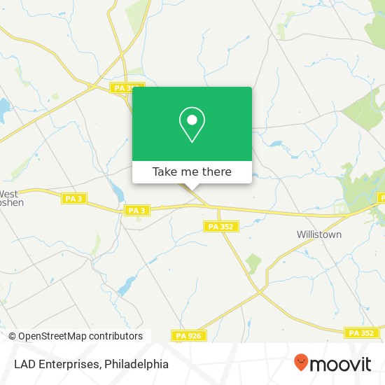 LAD Enterprises map