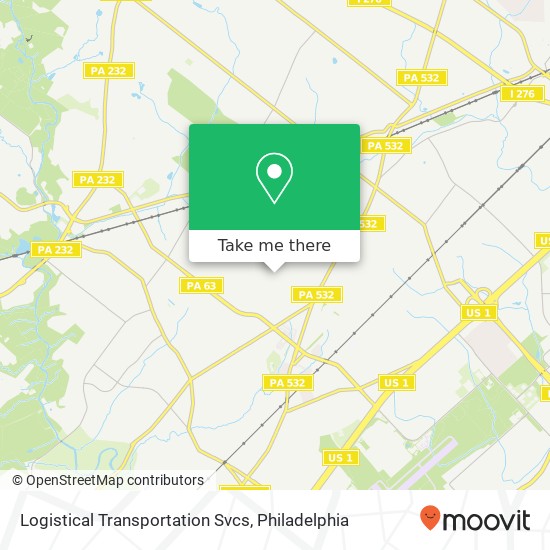 Logistical Transportation Svcs map