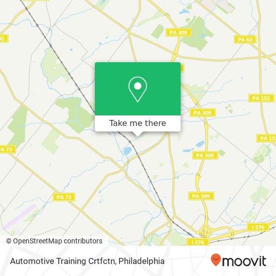 Automotive Training Crtfctn map