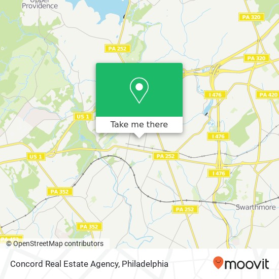 Concord Real Estate Agency map