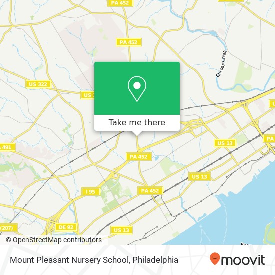Mapa de Mount Pleasant Nursery School