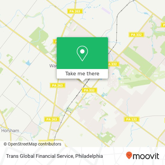 Mapa de Trans Global Financial Service