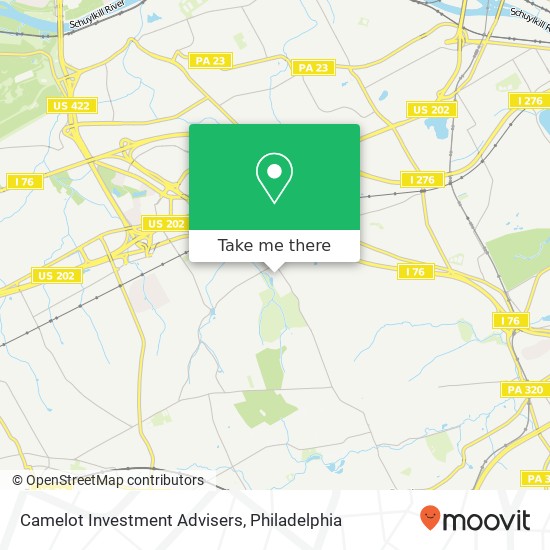 Mapa de Camelot Investment Advisers