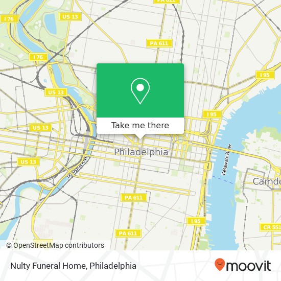 Mapa de Nulty Funeral Home