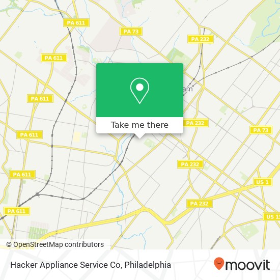Mapa de Hacker Appliance Service Co