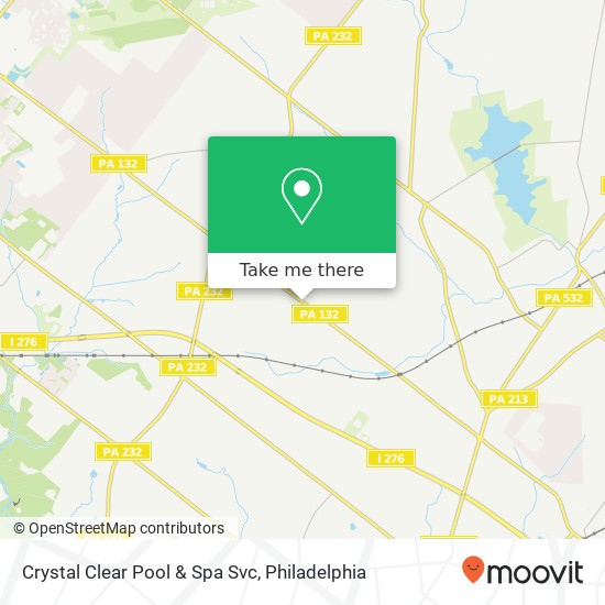 Mapa de Crystal Clear Pool & Spa Svc