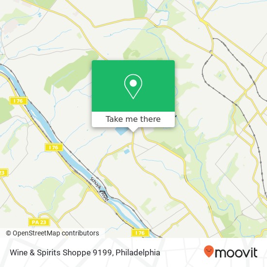 Mapa de Wine & Spirits Shoppe 9199