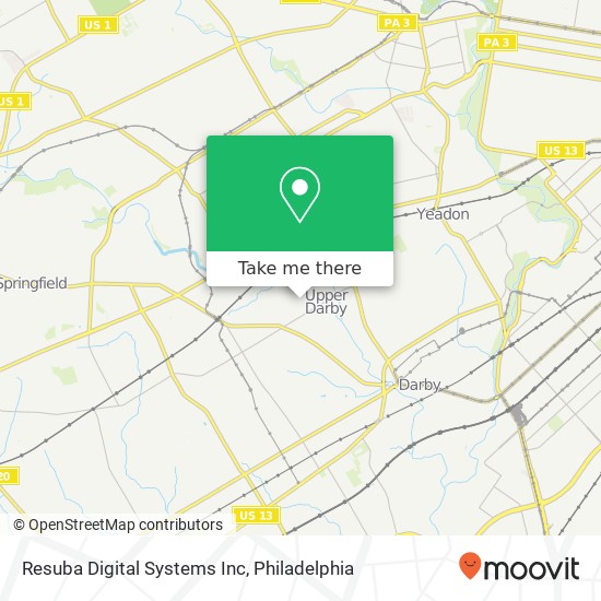 Resuba Digital Systems Inc map