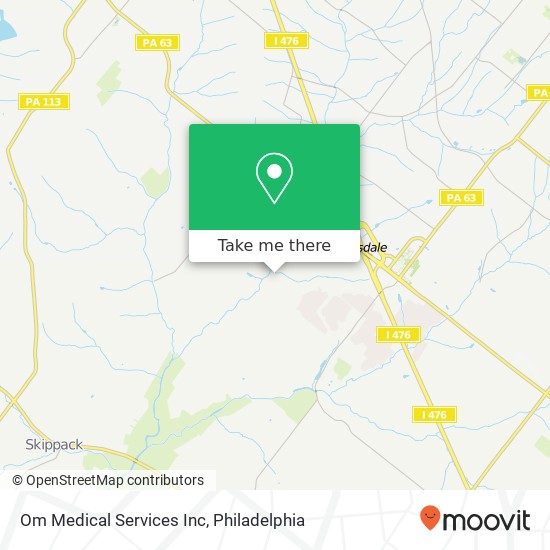 Om Medical Services Inc map