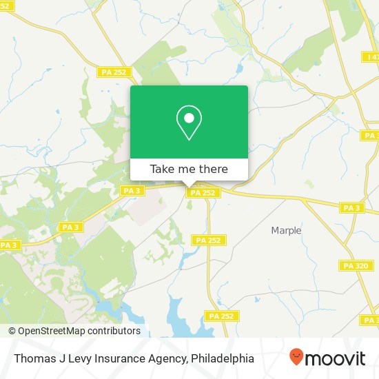 Thomas J Levy Insurance Agency map