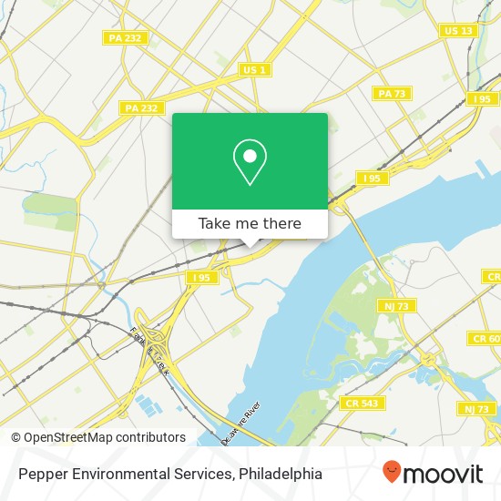 Pepper Environmental Services map