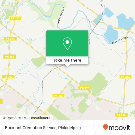 Buxmont Cremation Service map