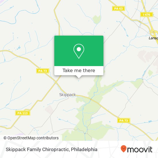 Skippack Family Chiropractic map