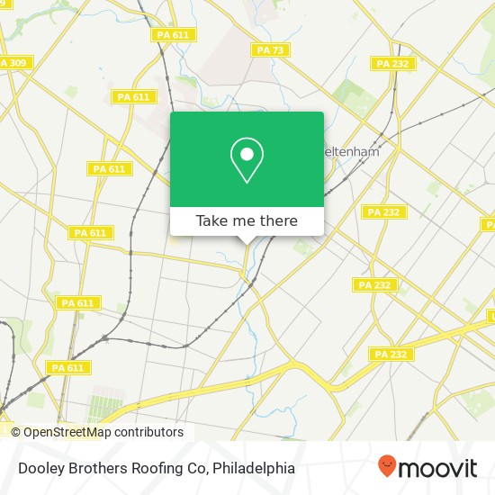 Mapa de Dooley Brothers Roofing Co