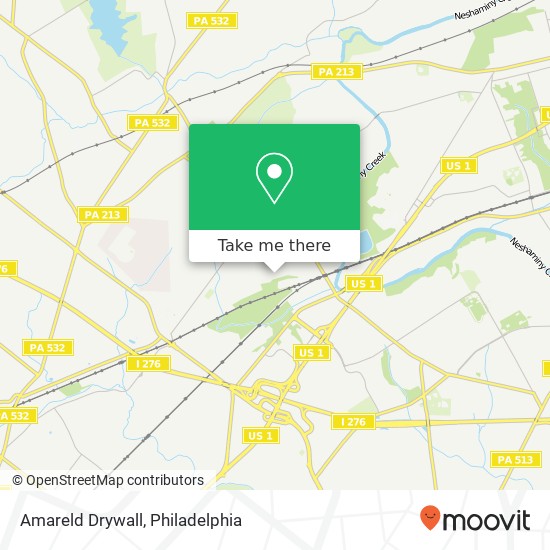 Amareld Drywall map