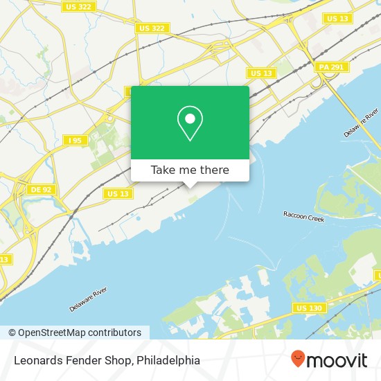 Leonards Fender Shop map