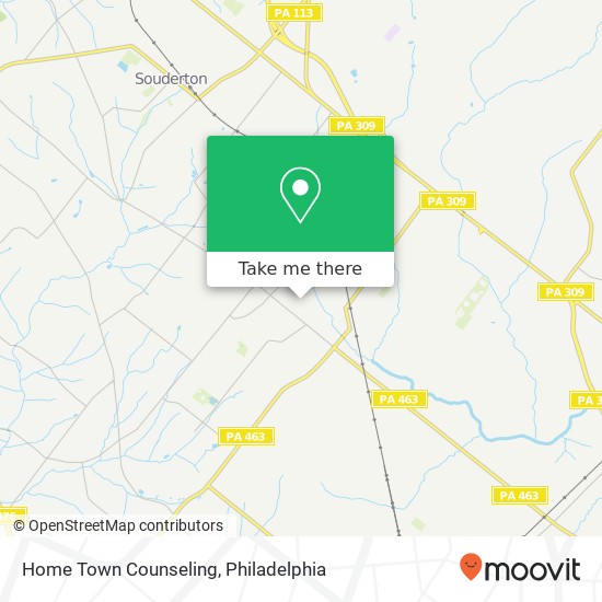Mapa de Home Town Counseling