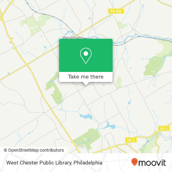 West Chester Public Library map