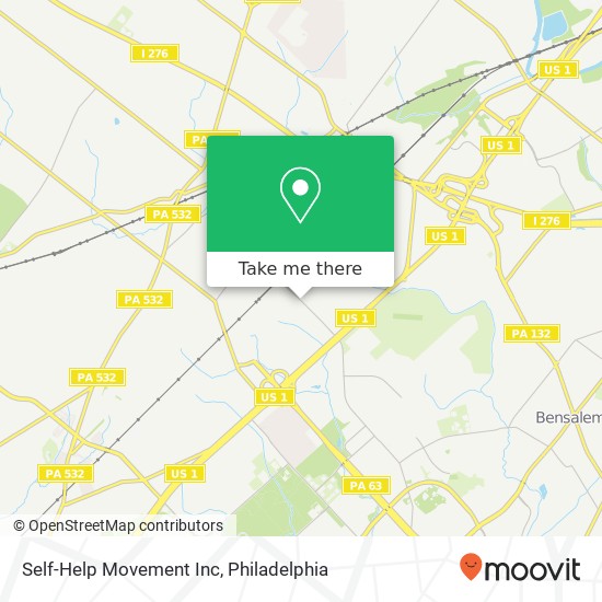Self-Help Movement Inc map