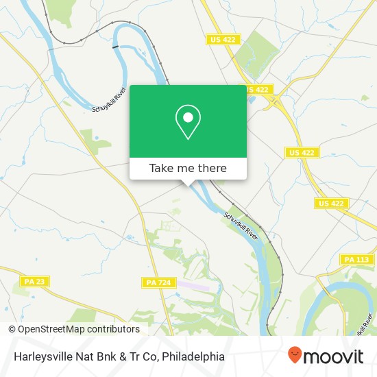 Mapa de Harleysville Nat Bnk & Tr Co