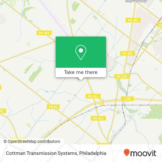 Cottman Transmission Systems map