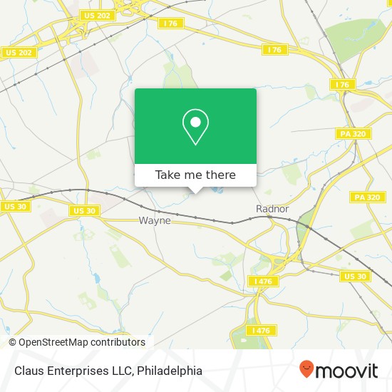 Mapa de Claus Enterprises LLC