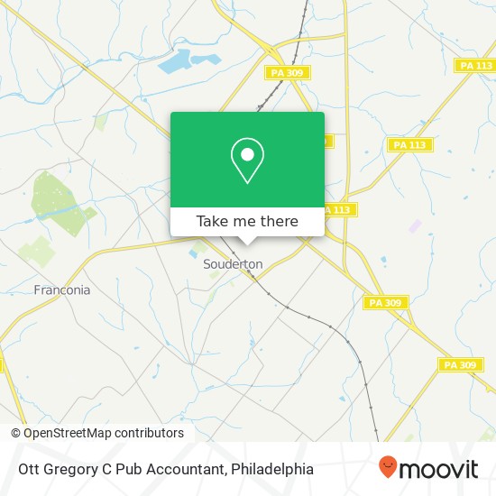 Mapa de Ott Gregory C Pub Accountant