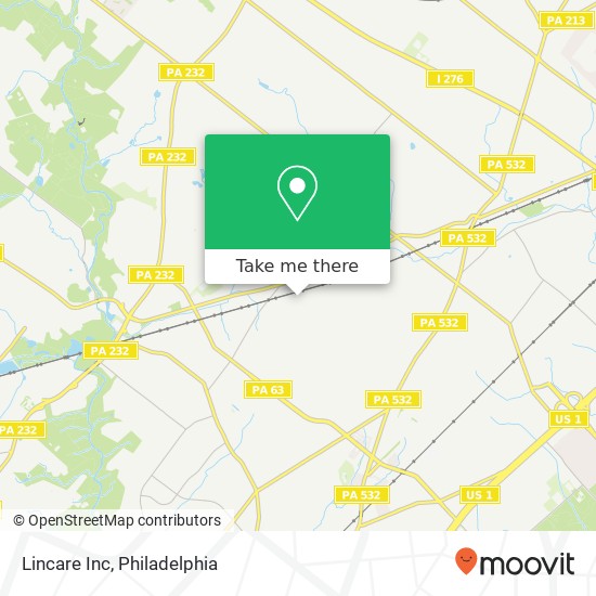 Lincare Inc map