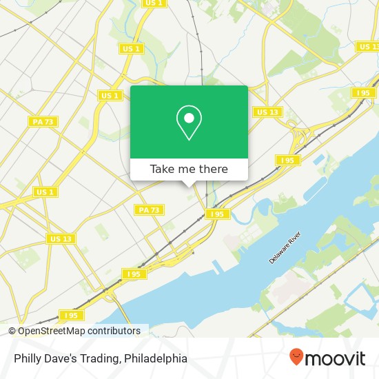 Philly Dave's Trading map