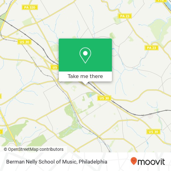 Mapa de Berman Nelly School of Music