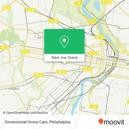 Mapa de Dimensional Home Care