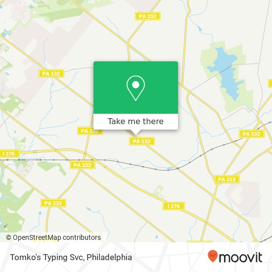 Mapa de Tomko's Typing Svc