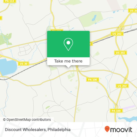 Discount Wholesalers map