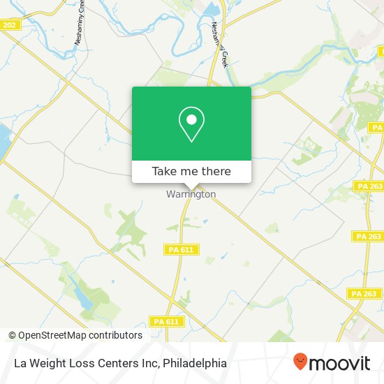 Mapa de La Weight Loss Centers Inc