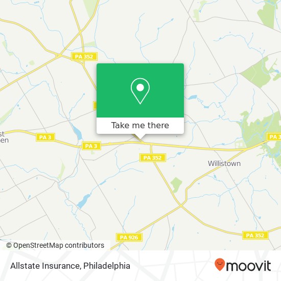 Allstate Insurance map