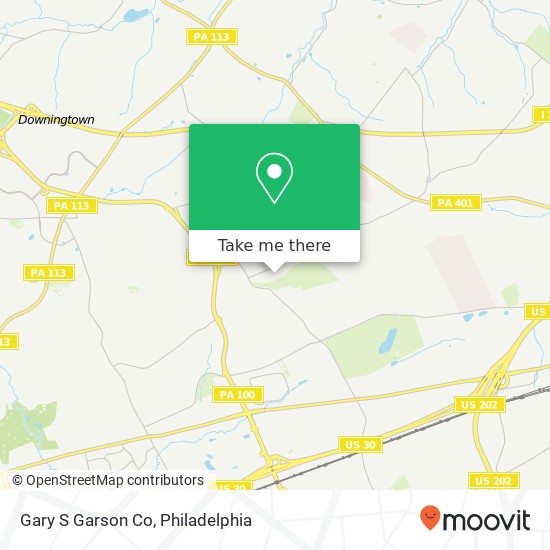 Gary S Garson Co map