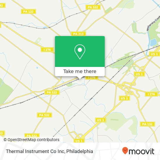 Mapa de Thermal Instrument Co Inc