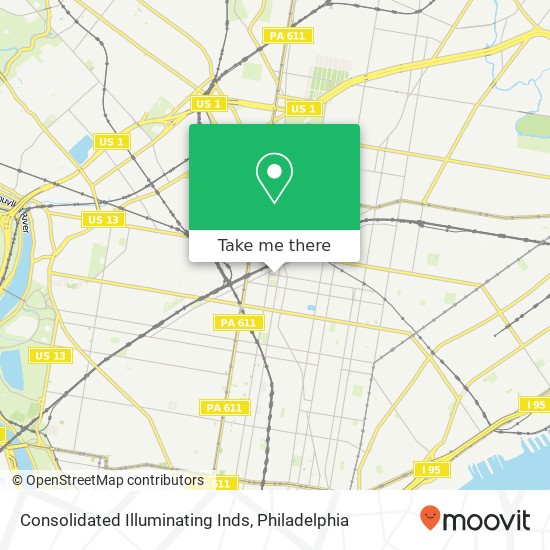 Mapa de Consolidated Illuminating Inds