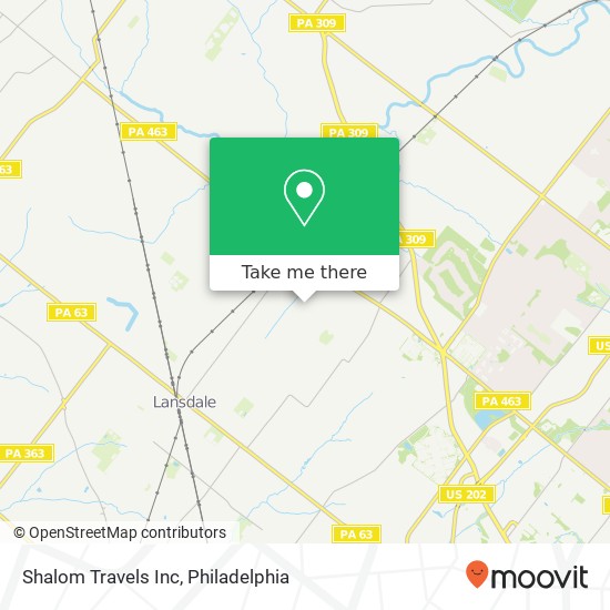 Mapa de Shalom Travels Inc