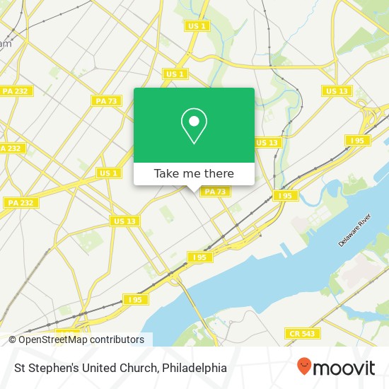 St Stephen's United Church map