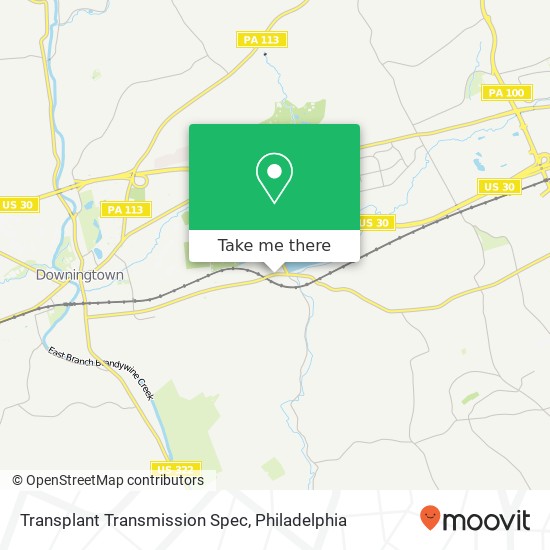 Mapa de Transplant Transmission Spec