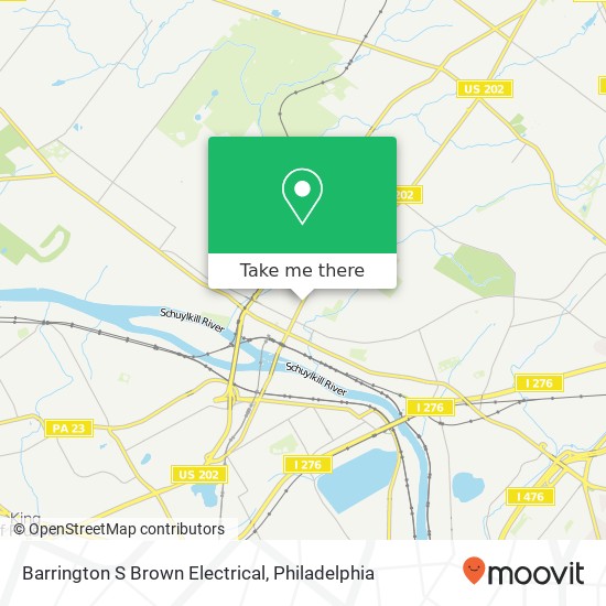 Mapa de Barrington S Brown Electrical
