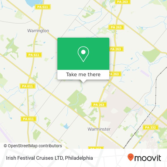 Mapa de Irish Festival Cruises LTD