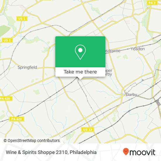 Mapa de Wine & Spirits Shoppe 2310