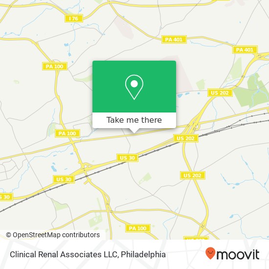 Clinical Renal Associates LLC map