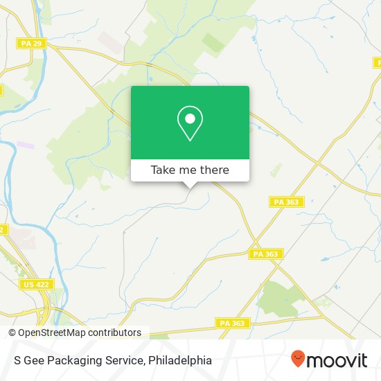 S Gee Packaging Service map