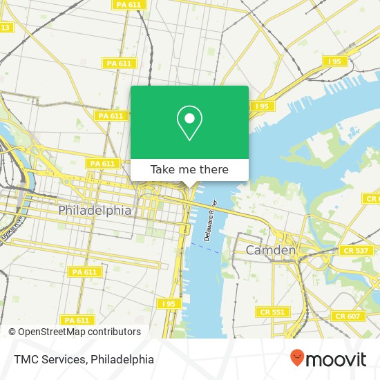 TMC Services map
