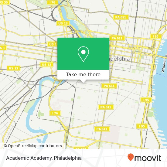 Academic Academy map